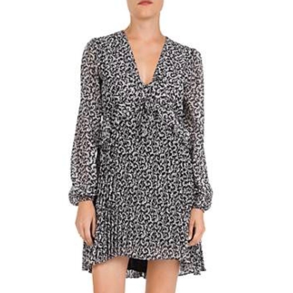 The Kooples Monochrome Long Sleeve Dress